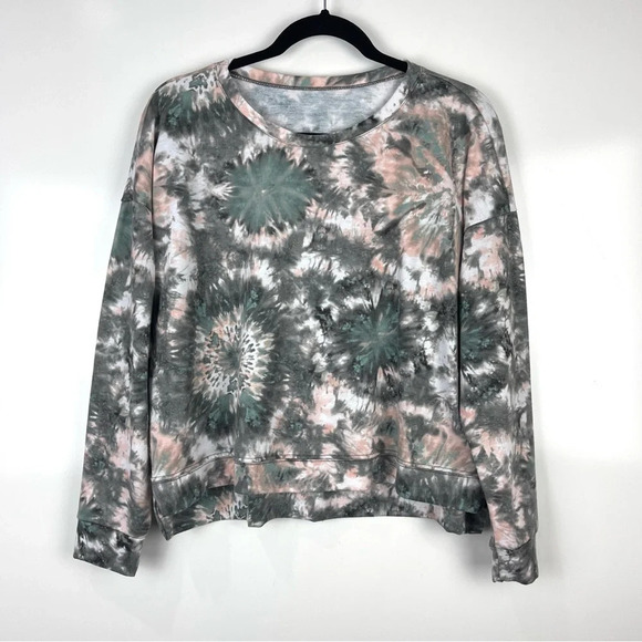 Onzie Tie Dye Crewneck Sweatshirt Size M/L Women's - Picture 1 of 9